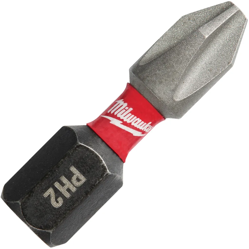  Milwaukee SHOCKWAVE, PH2, 25мм, 2шт (4932430852)