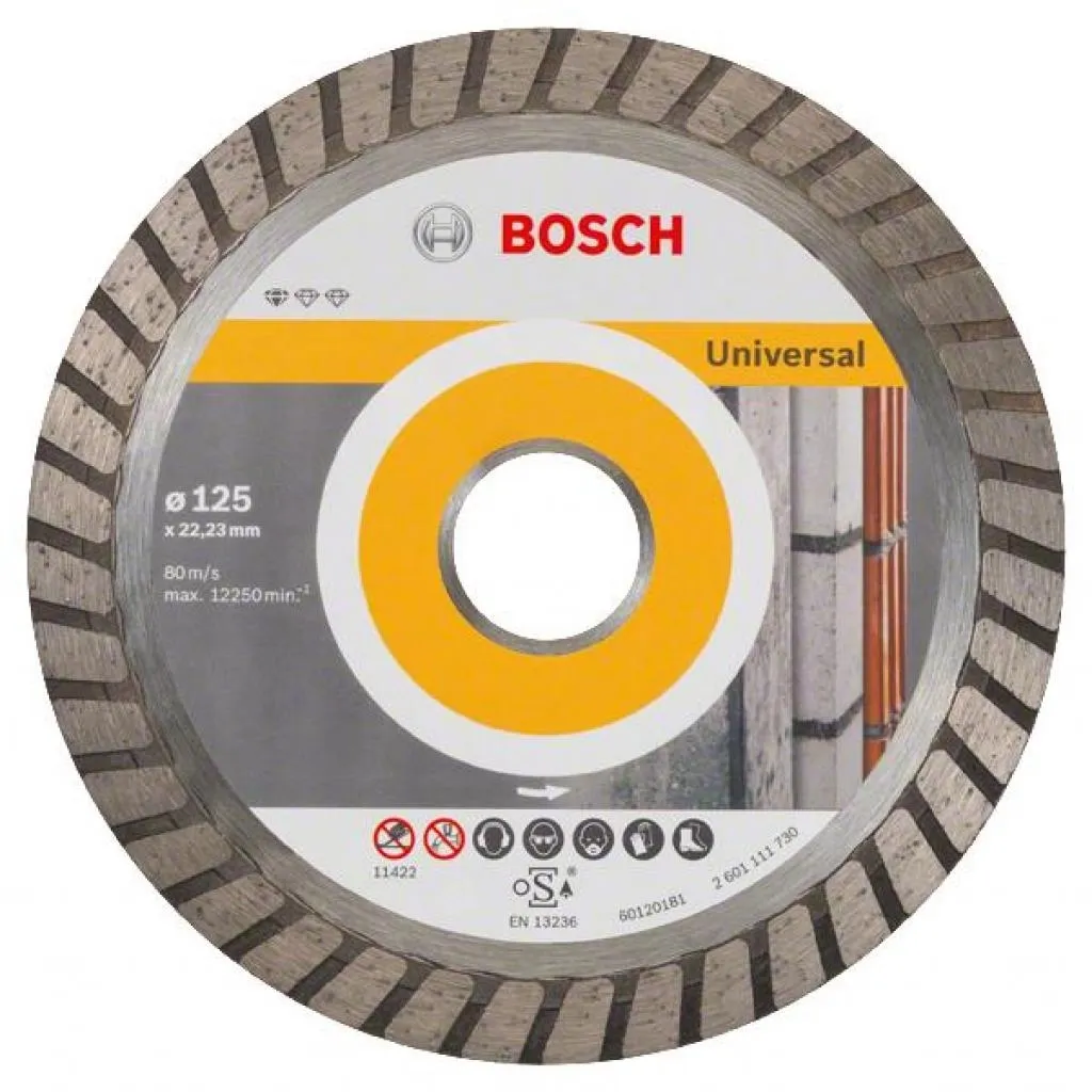 Круг відрізний Bosch Standard for Universal Turbo 125-22.23 (2.608.602.394)