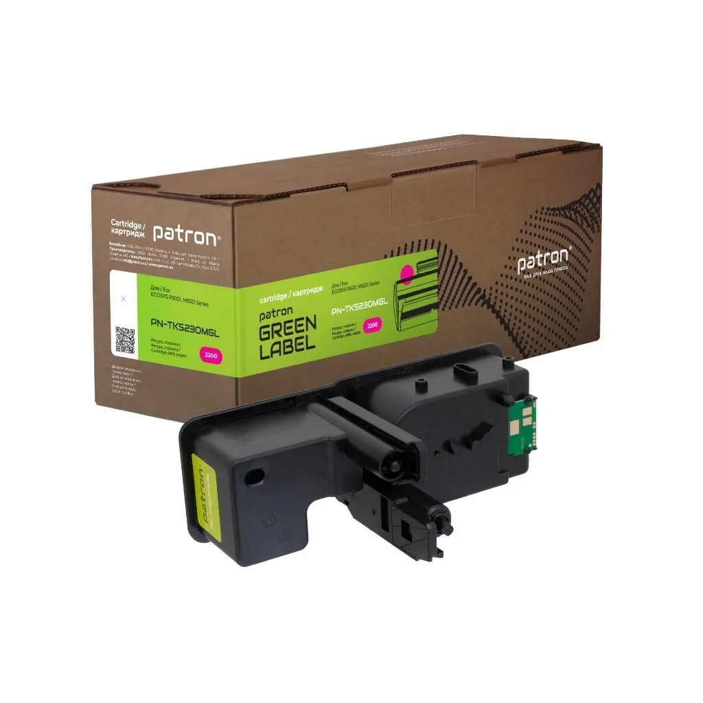 Картридж Patron Kyocera Mita TK-5230M Magenta Green Label (PN-TK5230MGL)