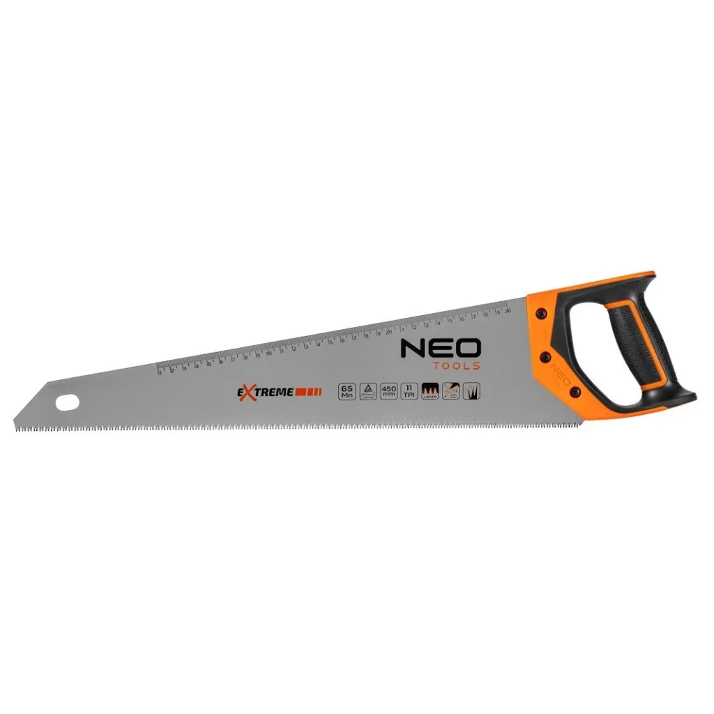 Ножовка Neo Tools по дереву, Extreme, 450 мм, 11TPI (41-166)