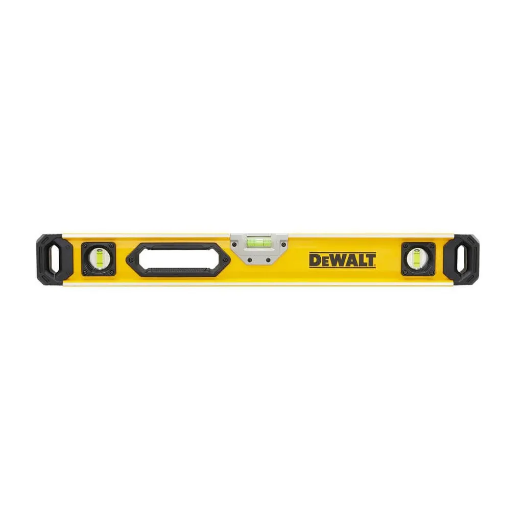 Рівень DeWALT BOX BEAM LEVELS, алюмінієвий, 3 капсули, 600 мм (DWHT0-43224)