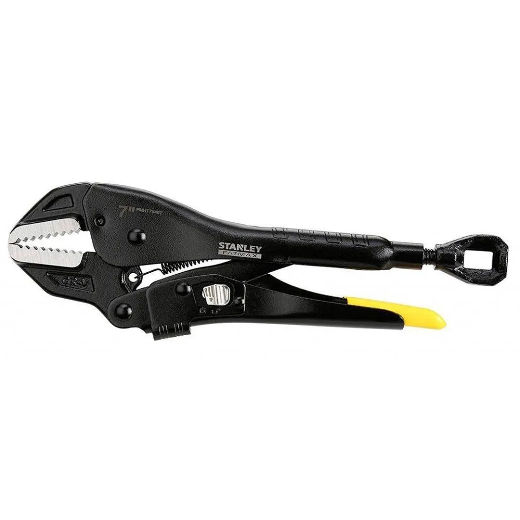 Клещи Stanley с фиксацией (пинцы) 240мм прямые усиленные FatMax (FMHT0-74884)