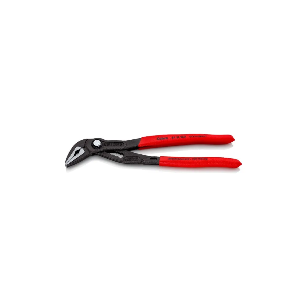 Клещи KNIPEX сантехнические Cobra ES утонченные губки (87 51 250)