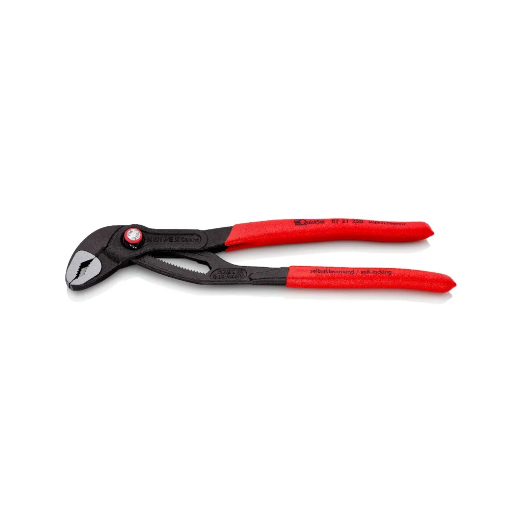 Клещи KNIPEX сантехнические Cobra QuickSet (87 21 250)