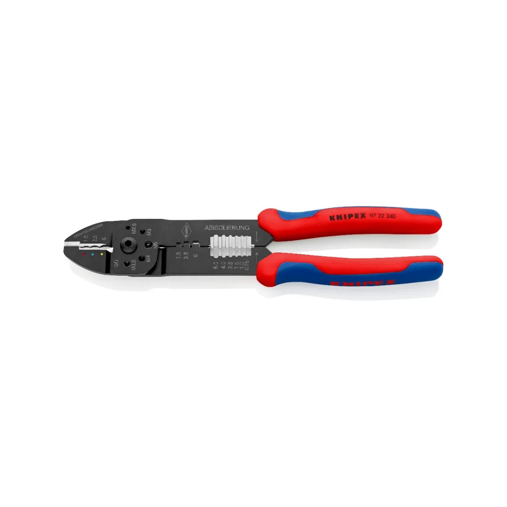 Съемник изоляции KNIPEX универсальный для опрессовки и зачистки (97 22 240)