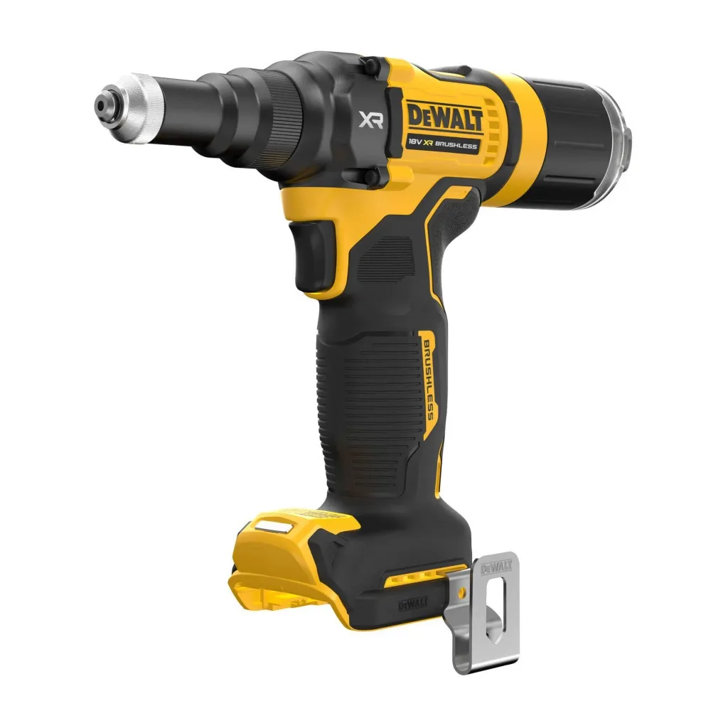 Заклепочник DeWALT 18 В XR Li-Ion, 10 kN, d.закл.=2.4-4.8 мм (без АКБ и ЗУ) (DCF403NT)