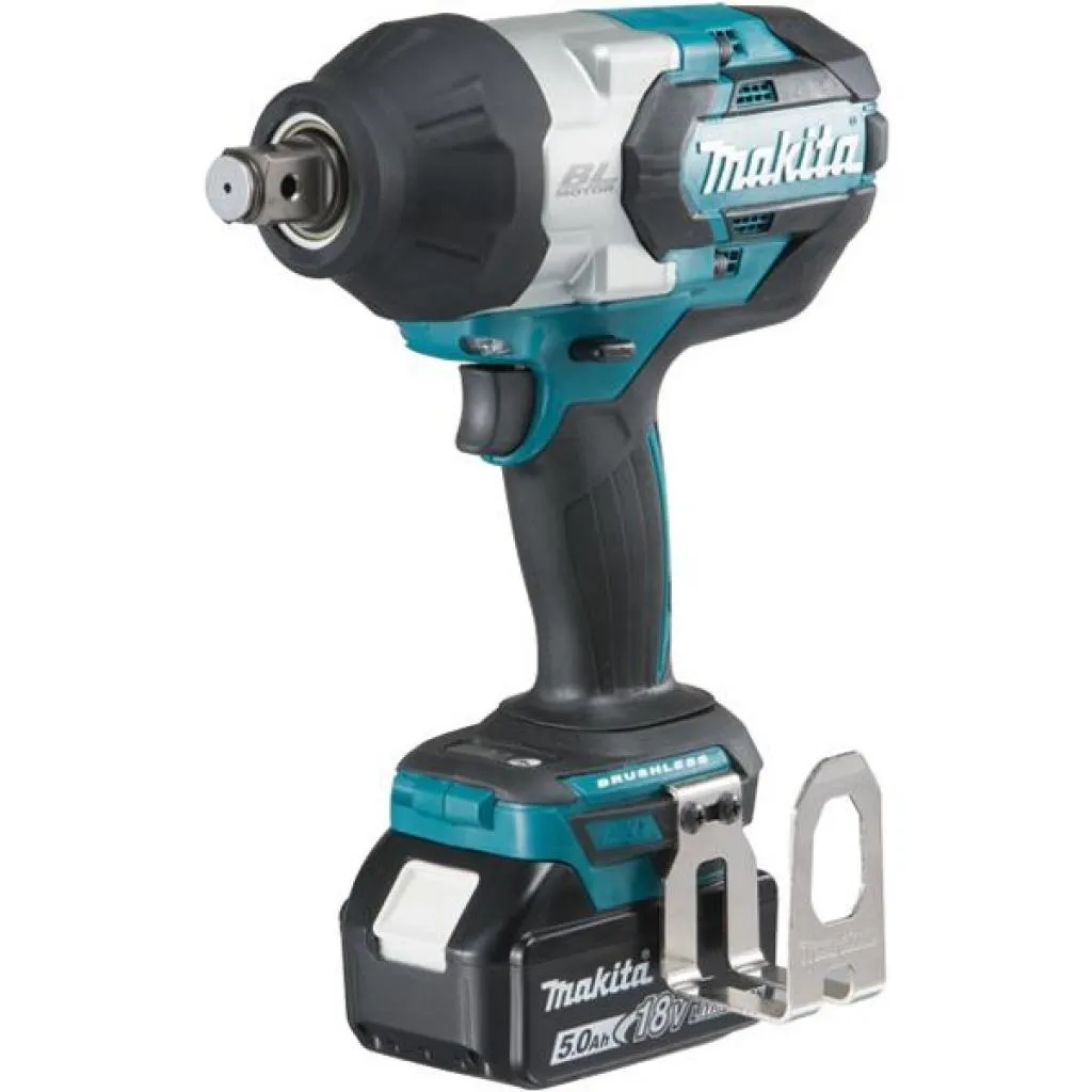  Makita LXT, 5Ач х 2шт, Makpac, 1050Нм, 3/4" (DTW1001RTJ)