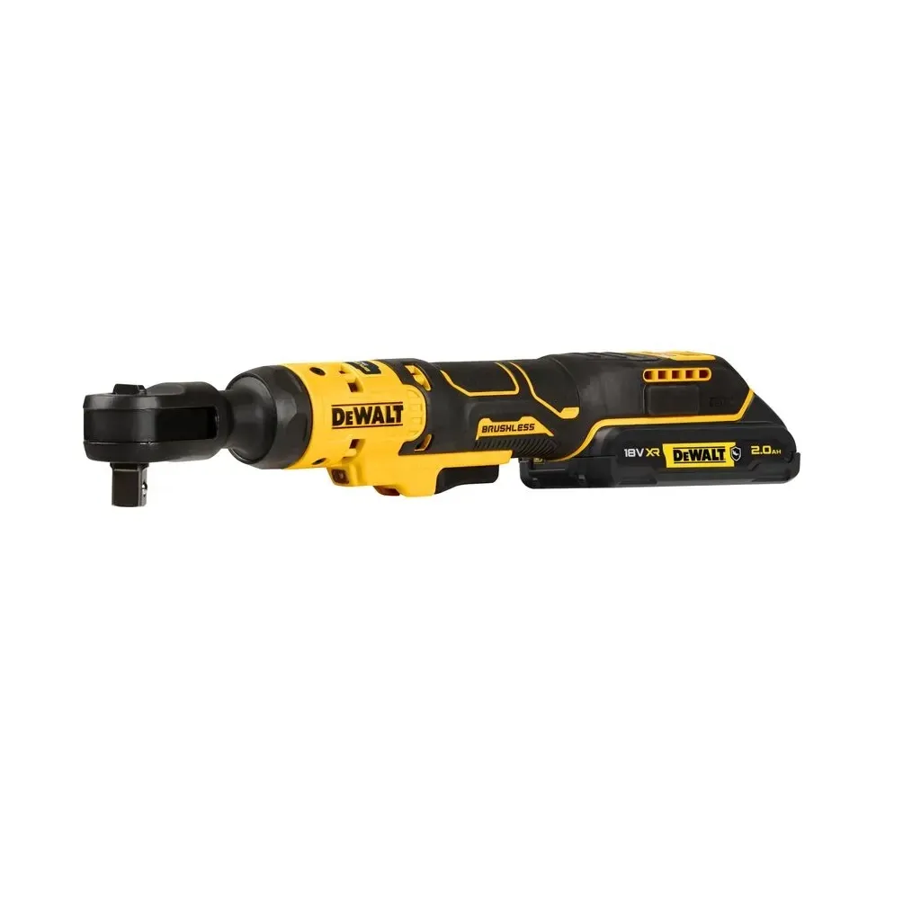  DeWALT угловой - трещётка,18V XR Li-lon, 2Ah, 95 Нм, ложемент (DCF512D1G)