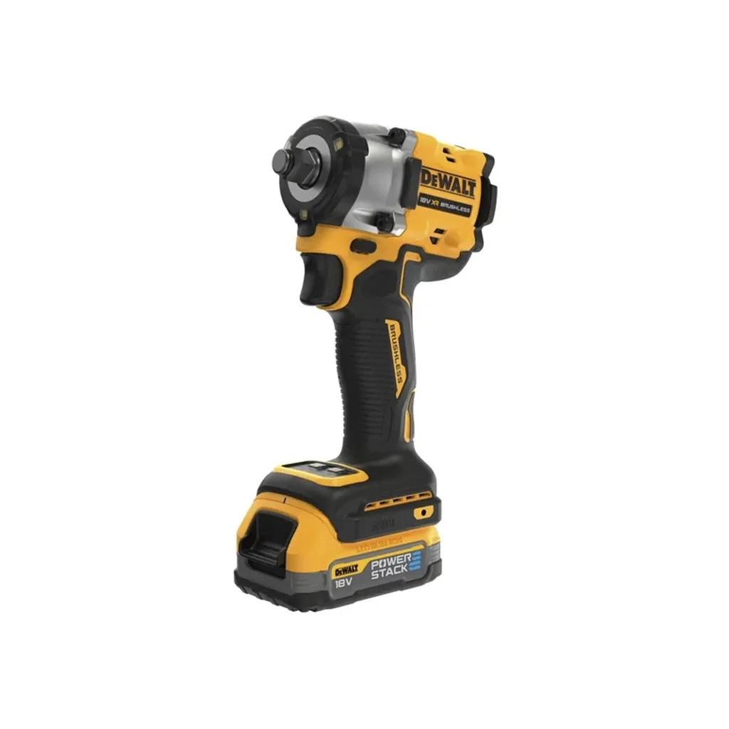  DeWALT 18V XR Li-lon PowerStack 2x1.7Ah, бесщеточный, 406 Нм, кейс TSTAK (DCF921E2T)