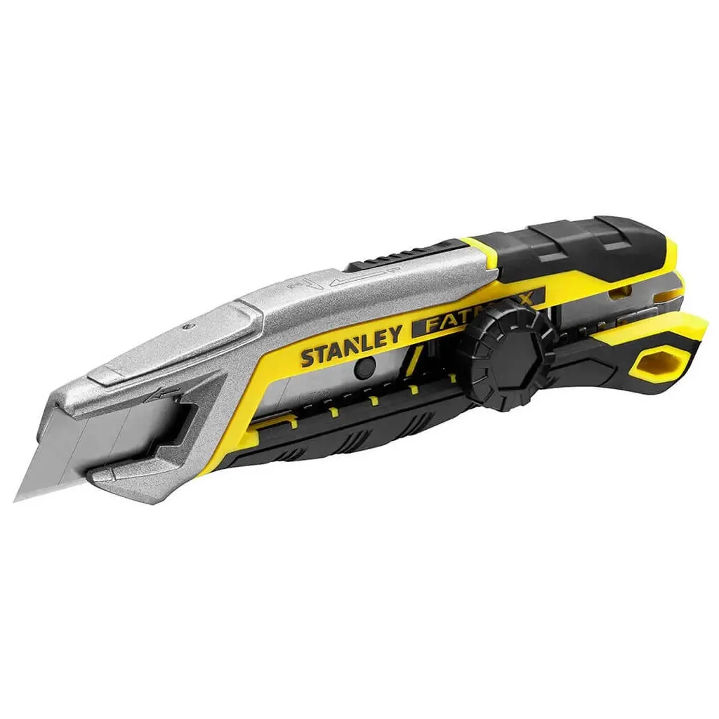 Нож монтажный Stanley FatMax Integrated Snap Knife, сегментное лезвие 18мм, L=165мм. (FMHT10592-0)