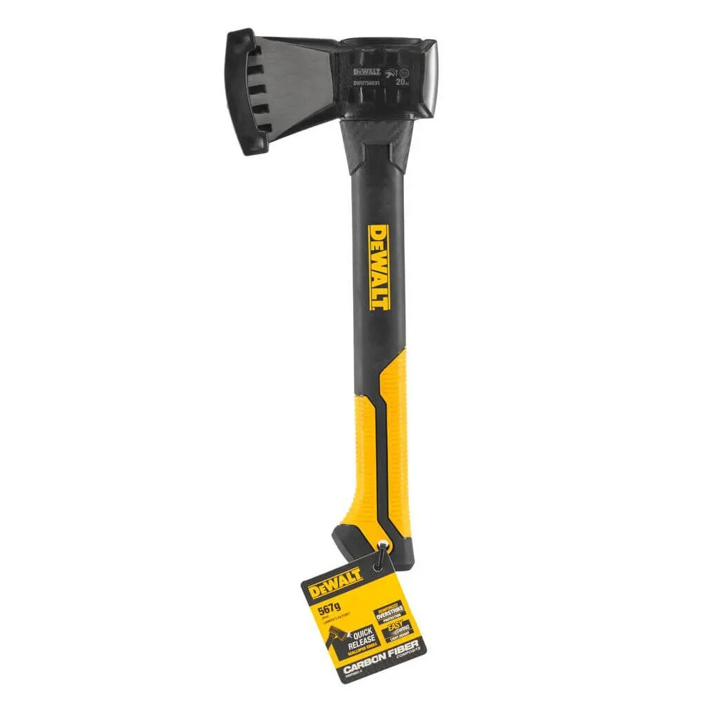 Топор DeWALT 370мм, 567 г, вес топора 970 г. (DWHT56031-0)