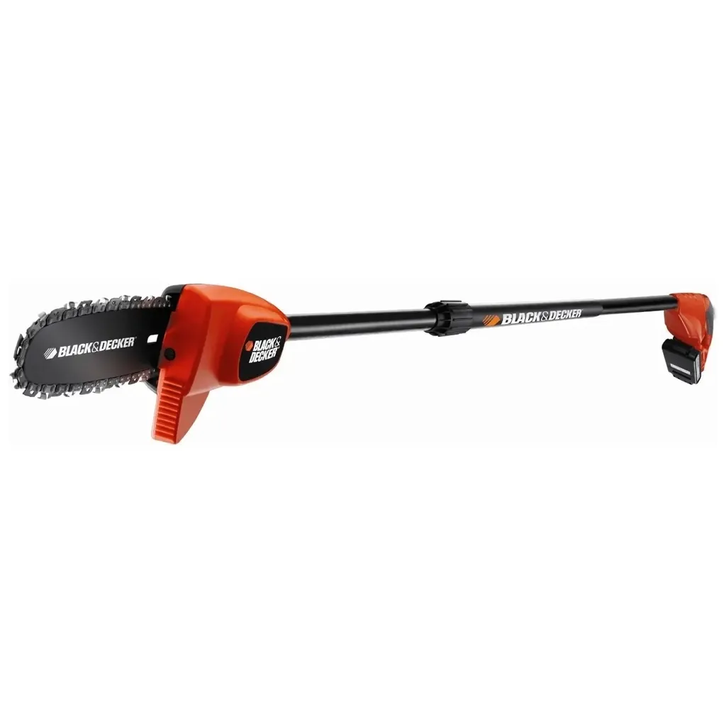 Кусторез Black&Decker высоторез, 18V,2Ah, штанга 150-244 см, длинна шины 20 см (GPC1820L20)