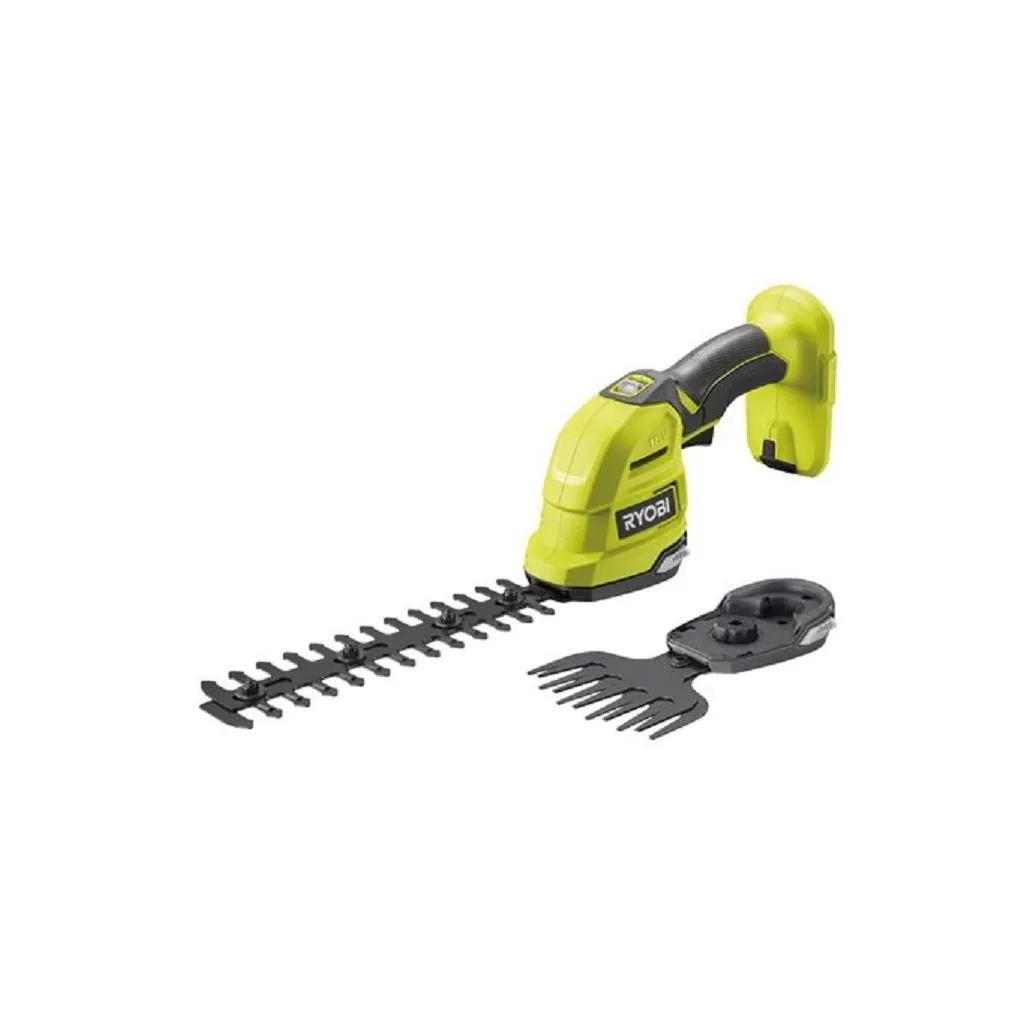 Кусторез Ryobi RY18GSA-0 с насадкой, 18В ONE+, лезвие 20см, (без АКБ и ЗУ) (5133005764)