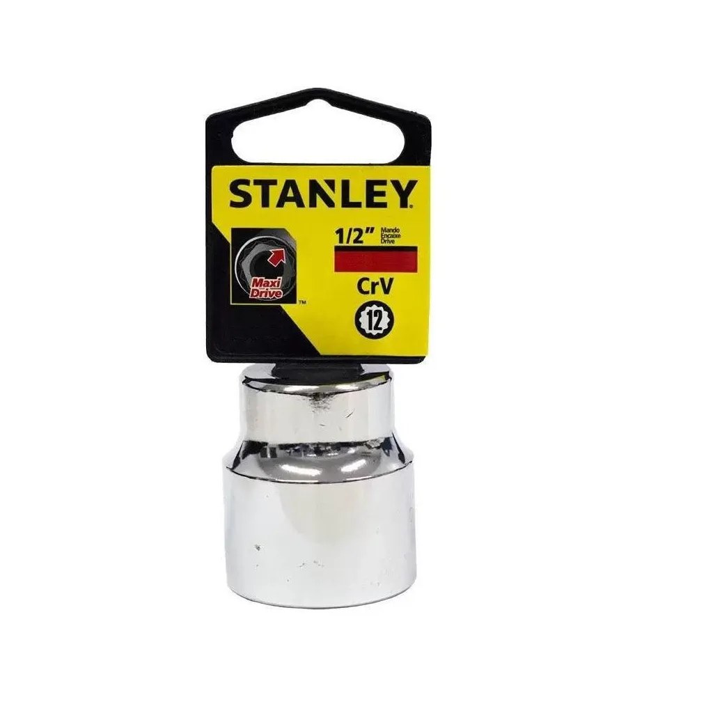 Голівка торцева Stanley 1/2" х 26мм, з дванадцятигранним профілем, метрична (4-88-798)