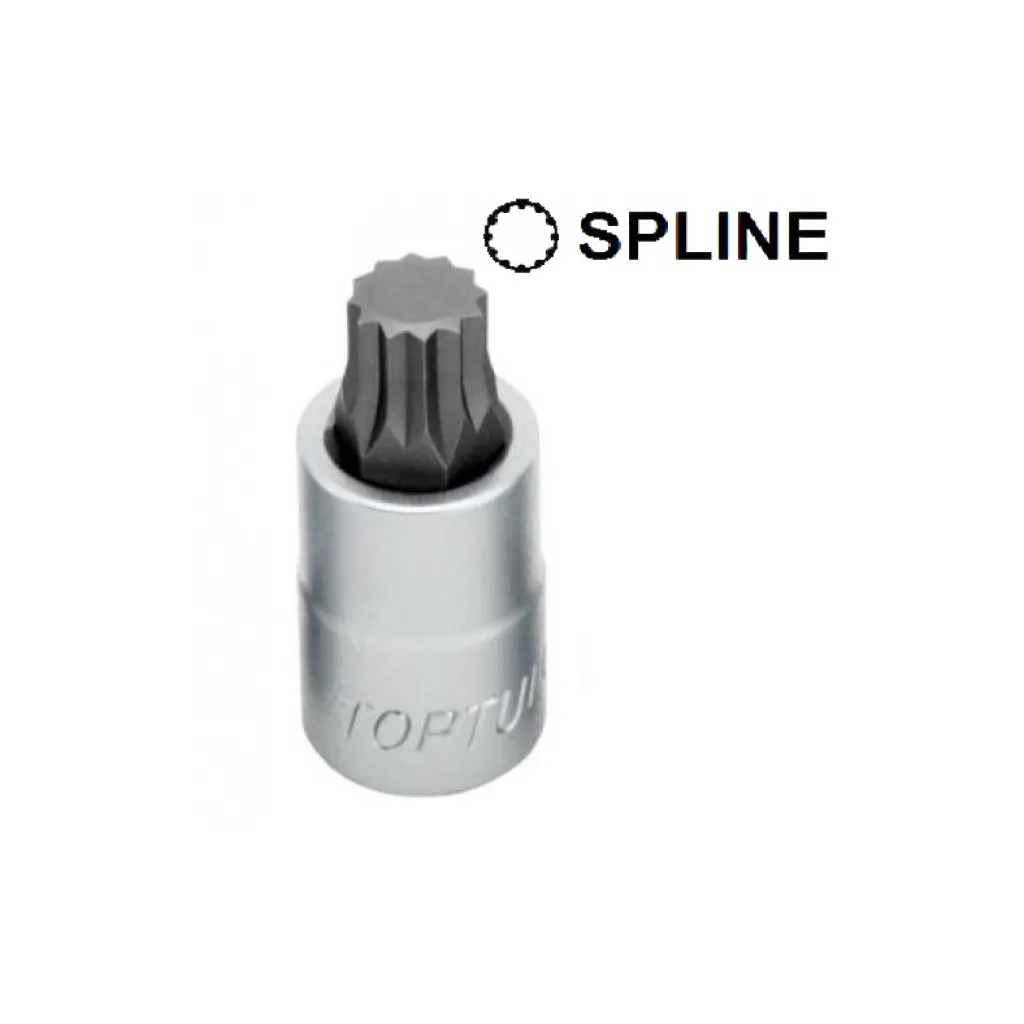 Головка торцевая Toptul SPLINE M14 L55мм 1/2" (BCHA1614)