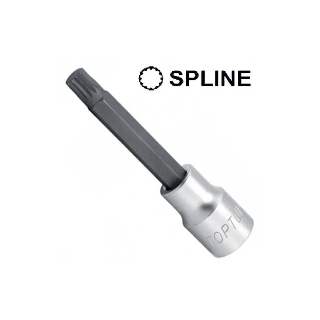 Головка торцевая Toptul SPLINE M6 L100мм 1/2" (BCJA1606)