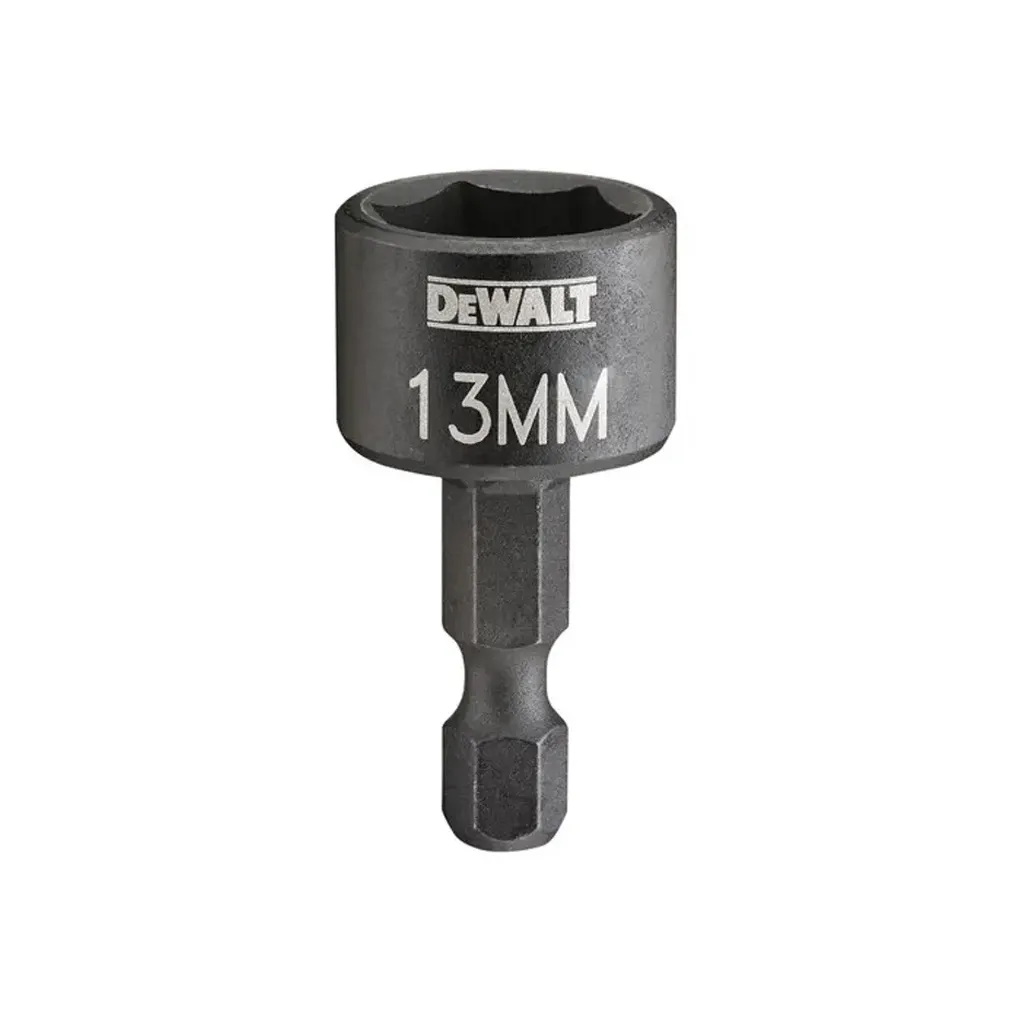 Головка магнитная DeWALT EXTREME Impact 1/4"х13 мм, шестигранная (DT7464)