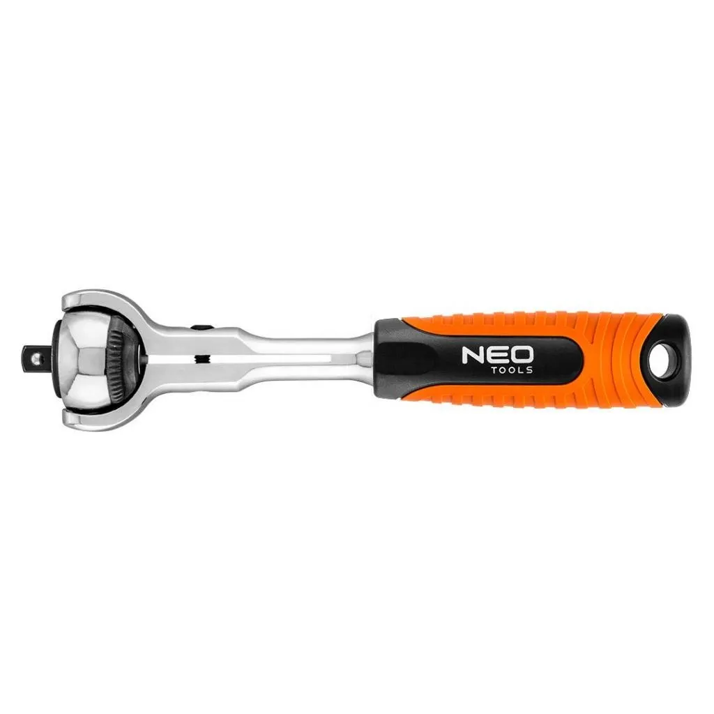 Трещотка Neo Tools трещеточный 1/4", 360°, 72 зубца (08-540)