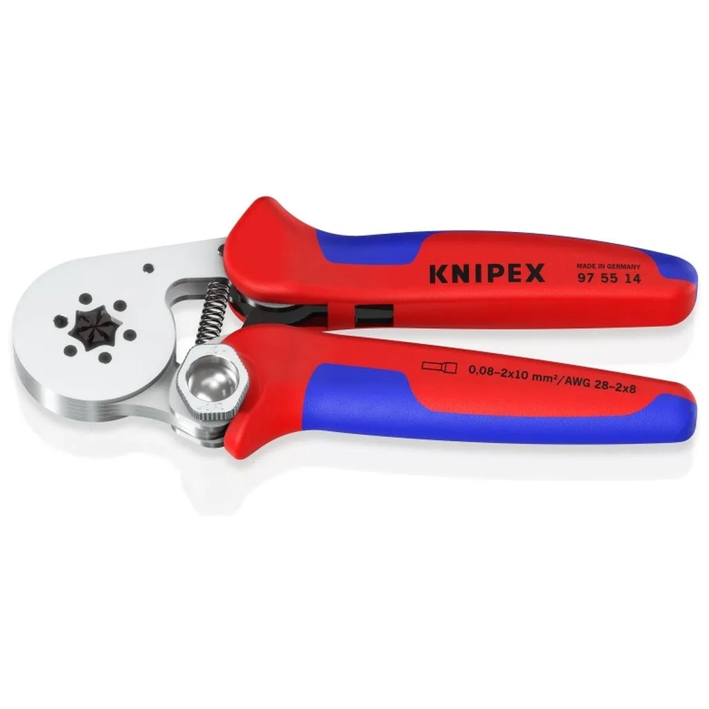 Зажим для клемм KNIPEX контактных гильз, шестигранный обжим (97 55 14)