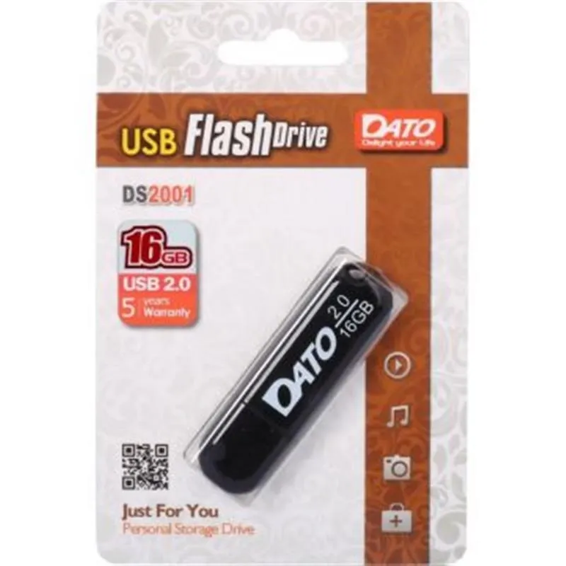 Флеш память USB Dato 16GB DB8001 Black (DB8001K-16G)