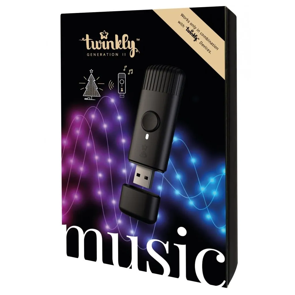 Светодиодная гирлянда Twinkly Music Dongle Адаптер , USB, gen II (TMD01USB)