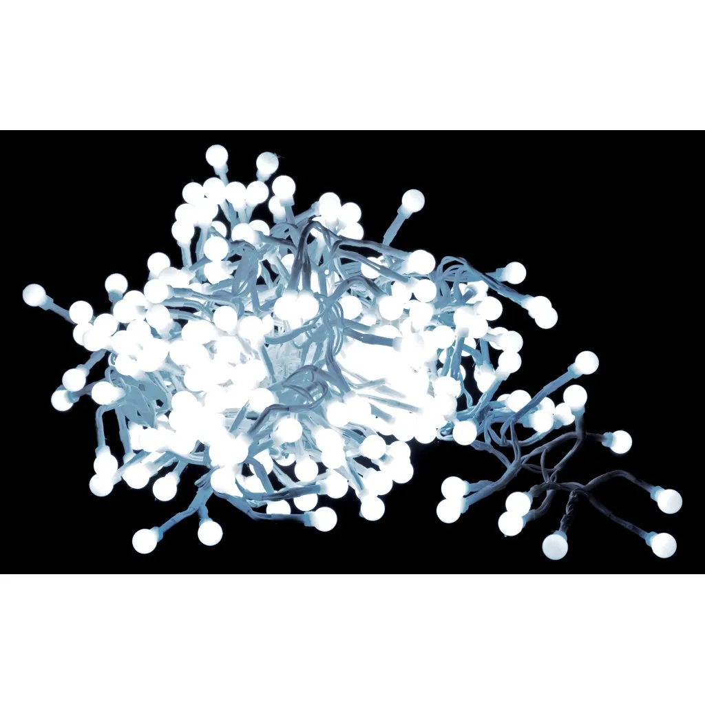 Светодиодная гирлянда Luca Lighting Белая бахрома холодный белый 12.2 м (8718861852387)