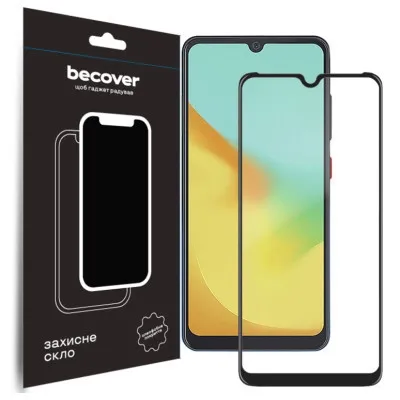 Защитное стекло BeCover ZTE Blade A54 Black (710628)