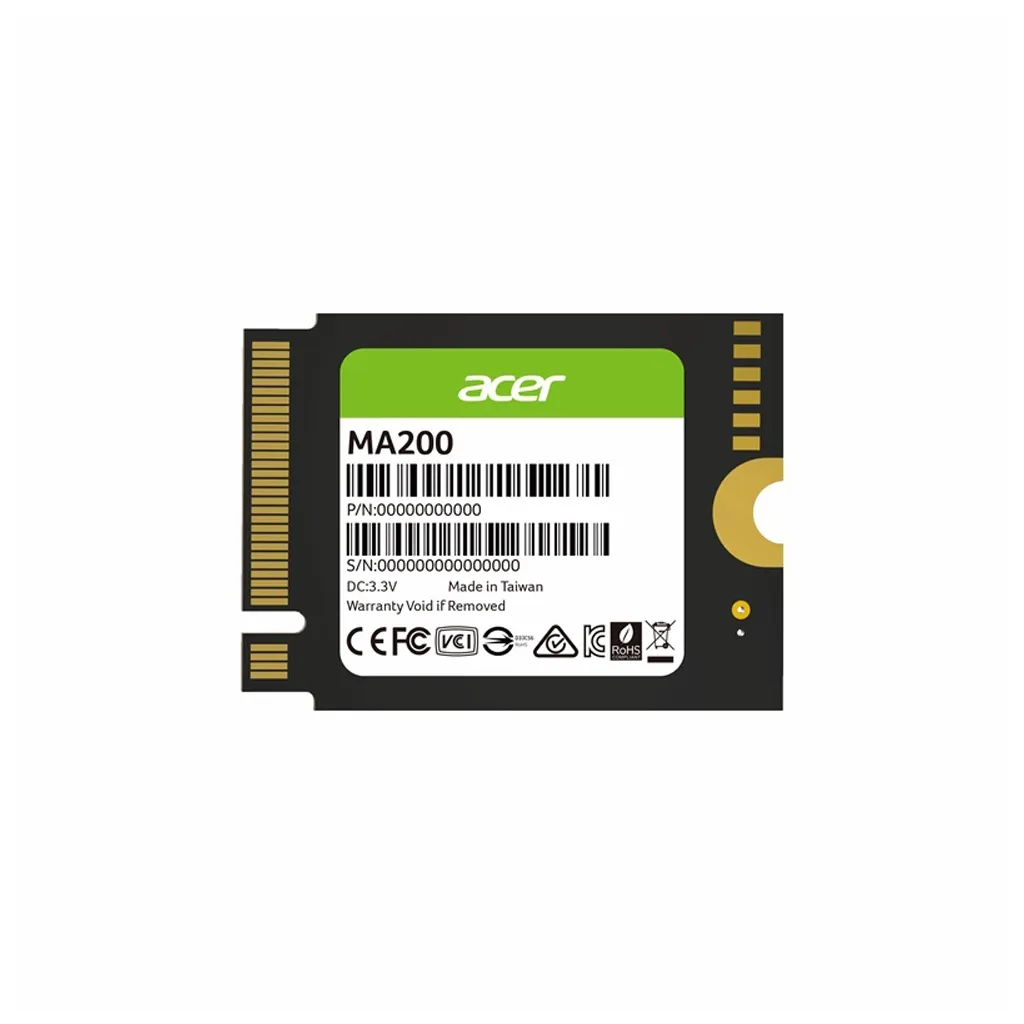 SSD накопитель Acer SSD M.2 2280 512GB MA200 (BL.9BWWA.153)