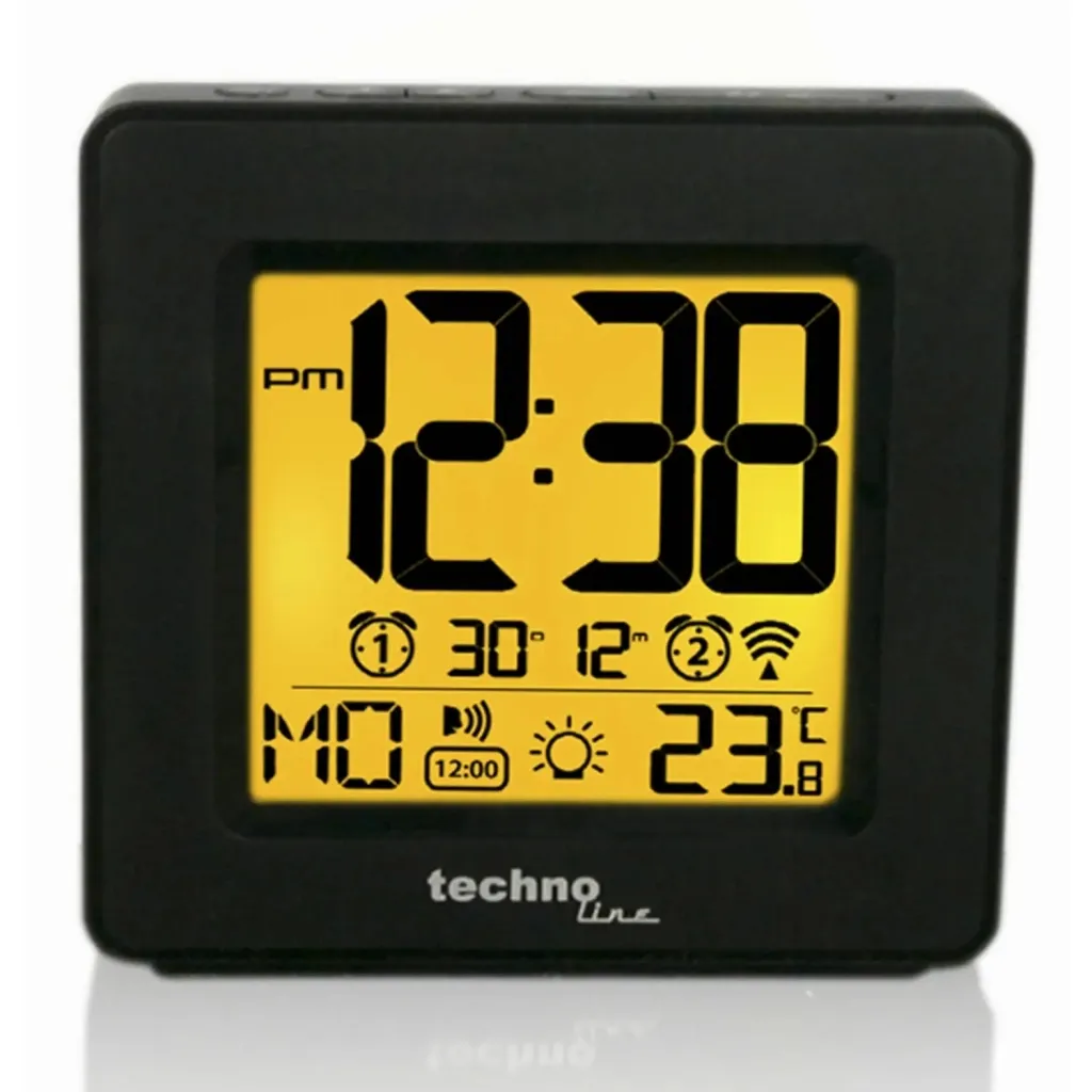 Настільний годинник Technoline WT330 Black (DAS301808)