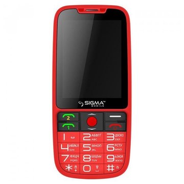 Мобильный телефон Sigma Comfort 50 Elegance 3.0 Red