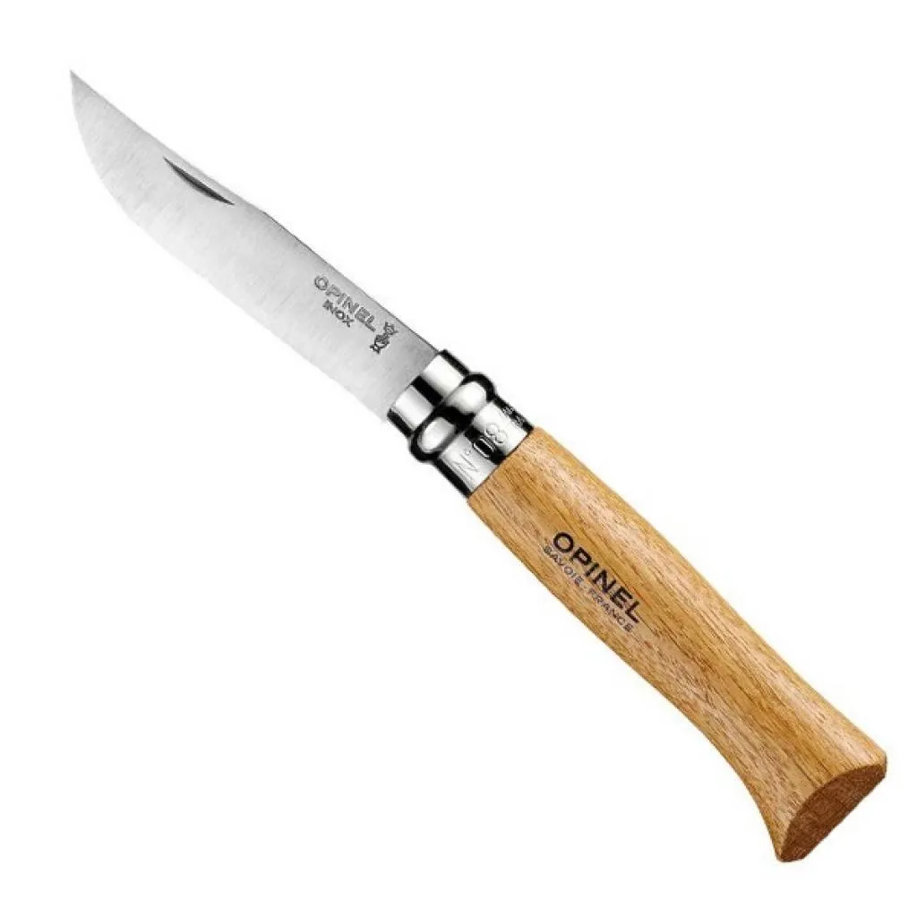  Opinel №8 Inox VRI, рукоять - дуб, в коробке (002021)