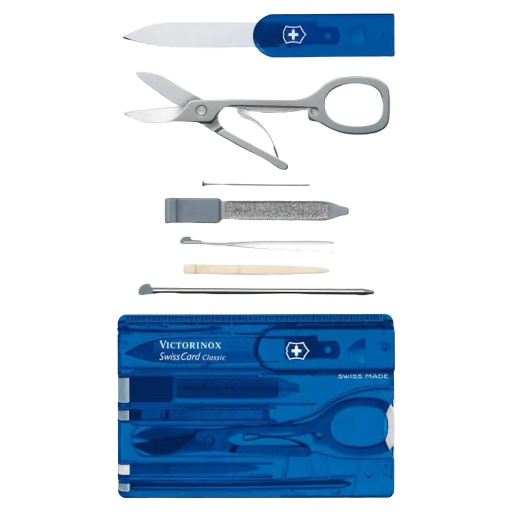  Victorinox SwissCard Transparent Blue (0.7122.T2)