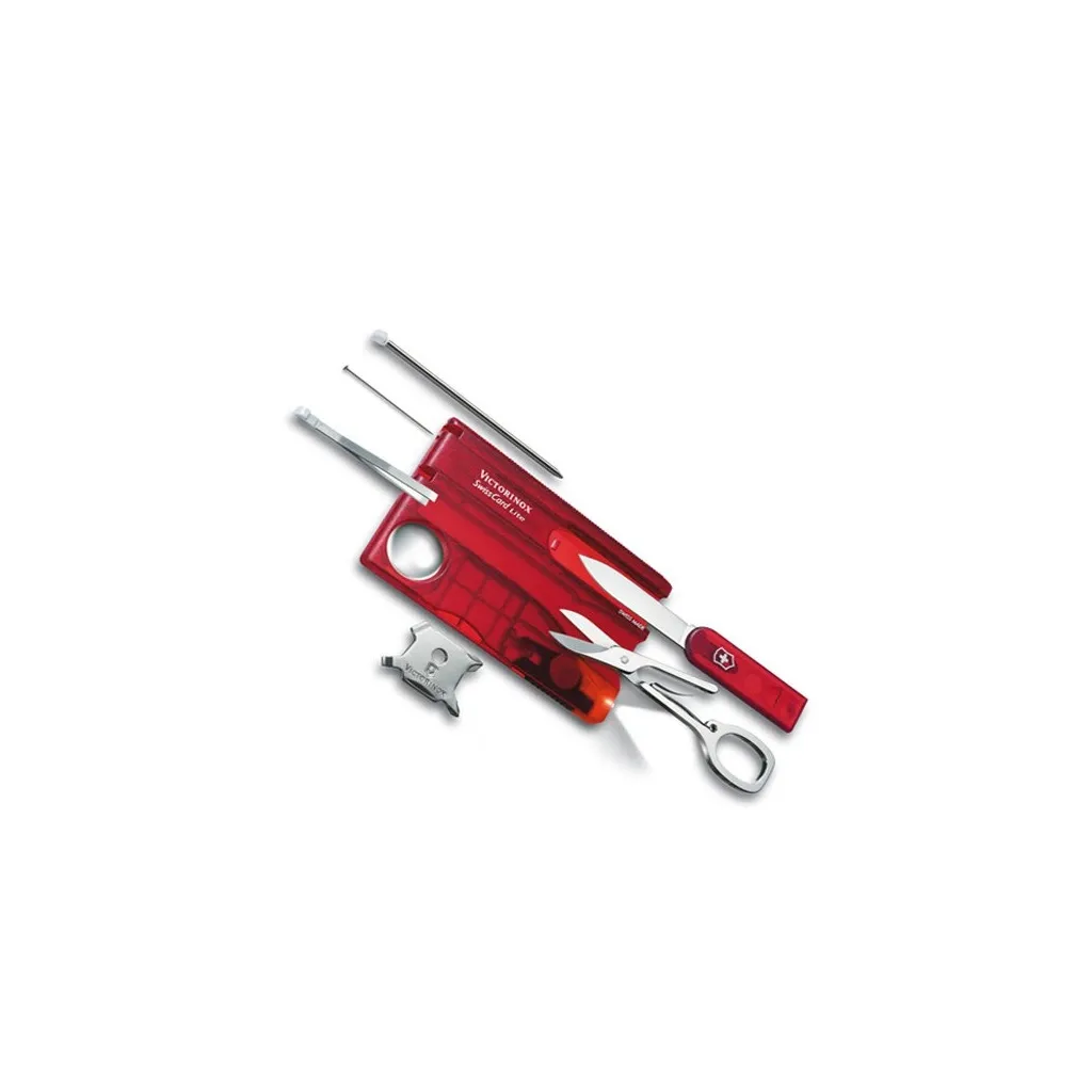  Victorinox SwissCard Lite Transparent Red (0.7300.T)