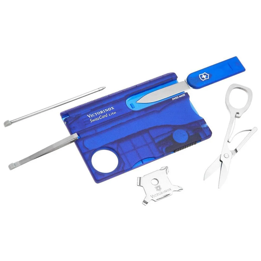  Victorinox SwissCard Lite Transparent Blue (0.7322.T2)