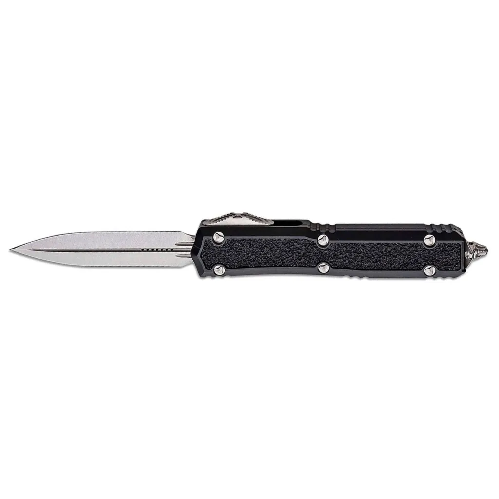  Microtech Makora Double Edge Stonewash Signature Series (206-10S)