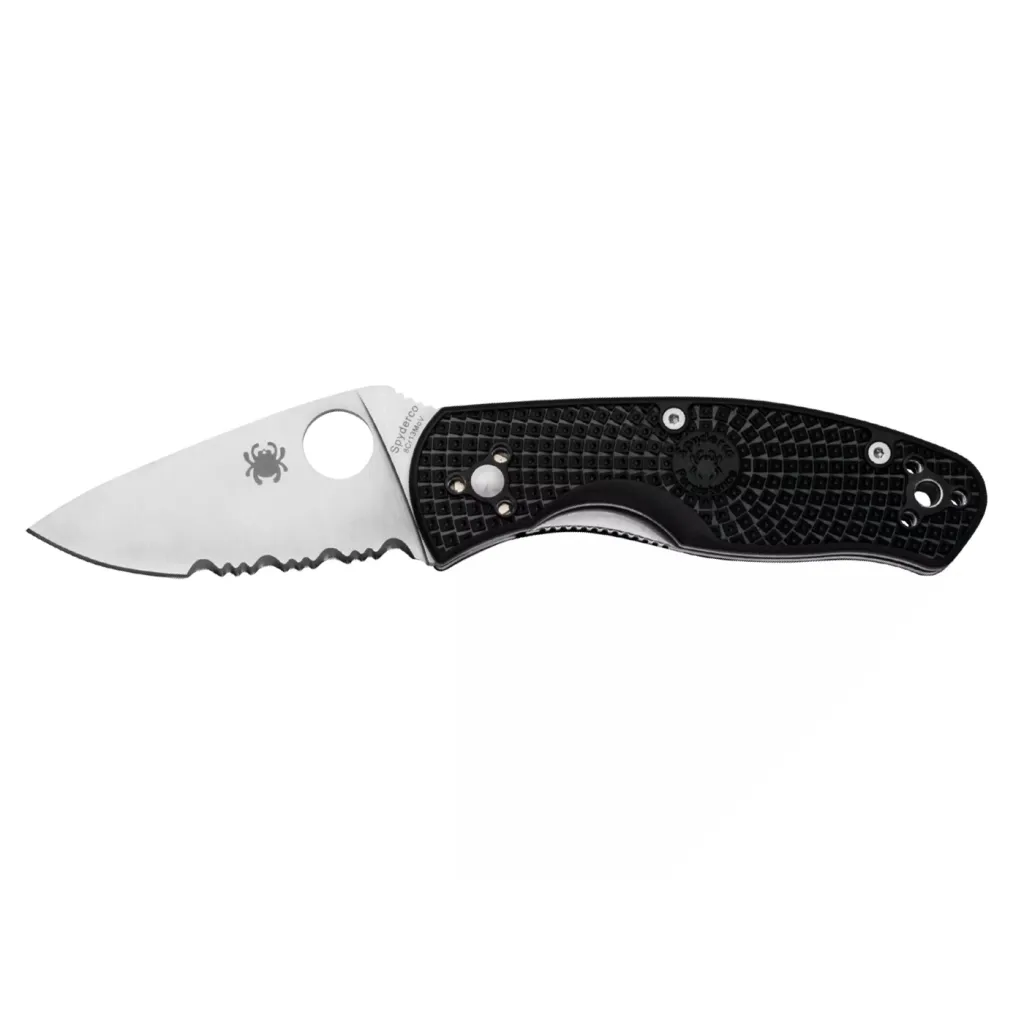  Spyderco Persistence FRN напівсеррейтор (C136PSBK)