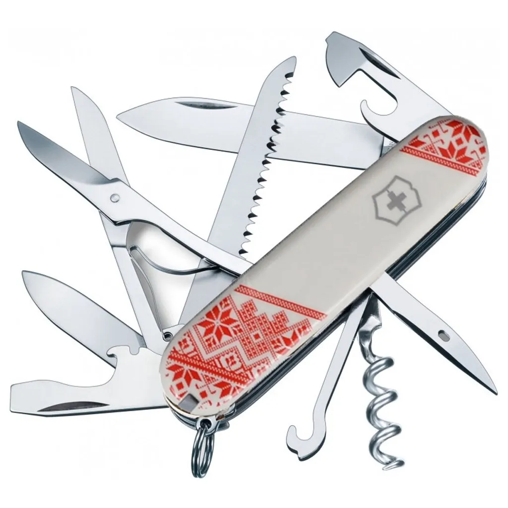  Victorinox Huntsman Ukraine White "Вышиванка" (1.3713.7_T0051r)