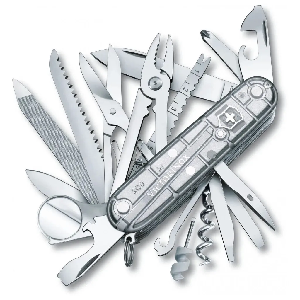  Victorinox Swisschamp Transparent Silver (1.6794.T7)