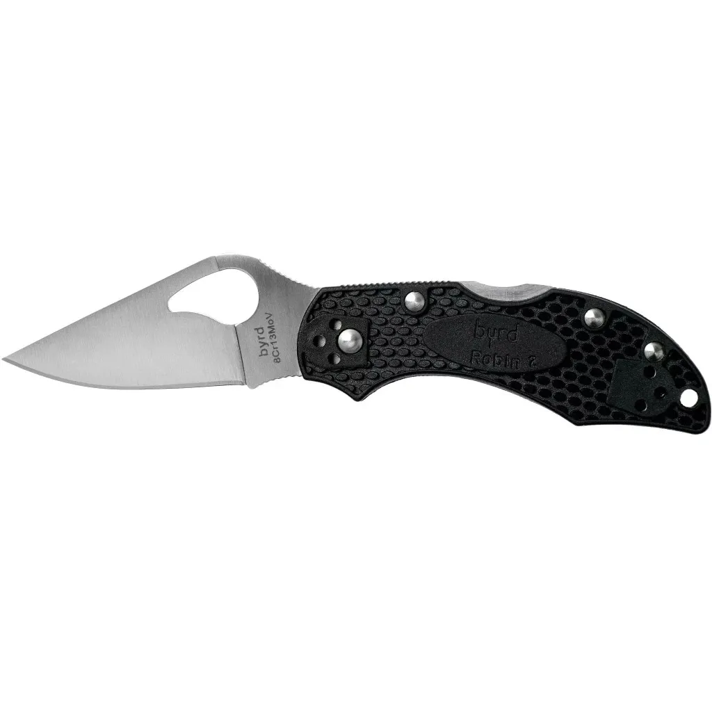  Spyderco Byrd Robin 2 FRN Black (BY10PBK2)