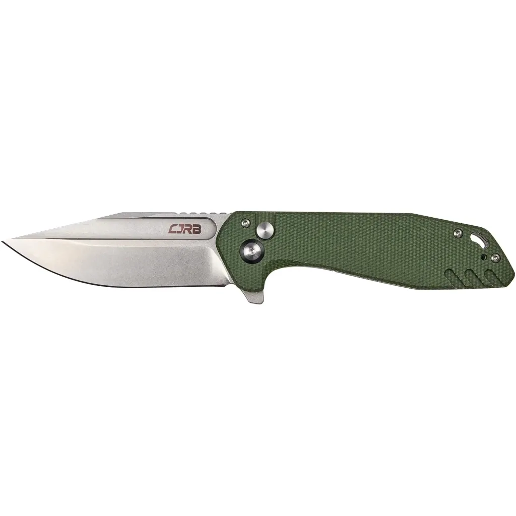  CJRB Riff SW Micarta Green (J1928-MGN)