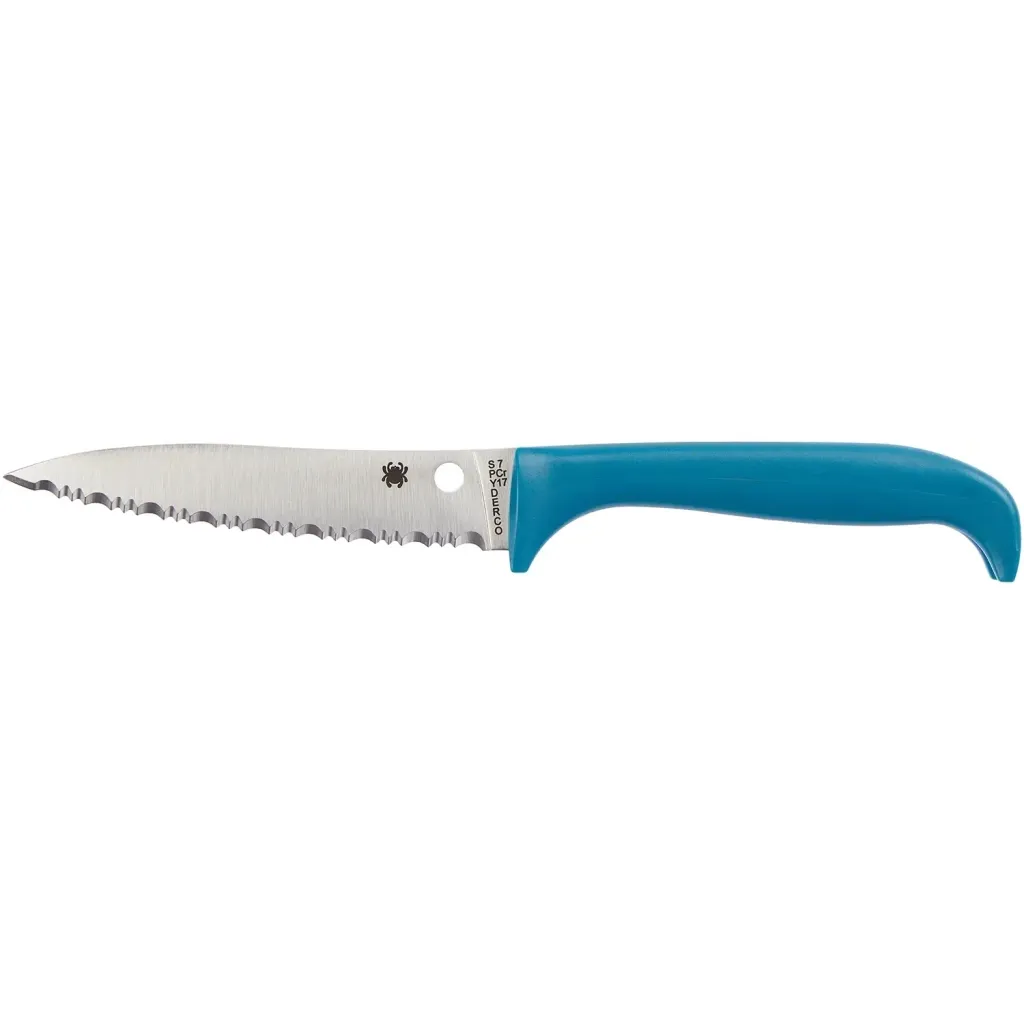  Spyderco Counter Puppy Serrated Blue (K20SBL)