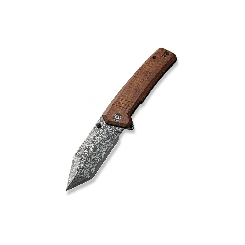  Civivi Bhaltair Damascus Wood (C23024-DS1)