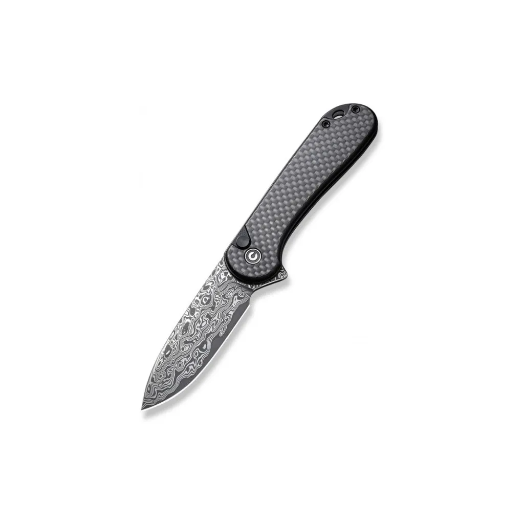  Civivi Button Lock Elementum II Damascus Carbon (C18062PB-DS1)