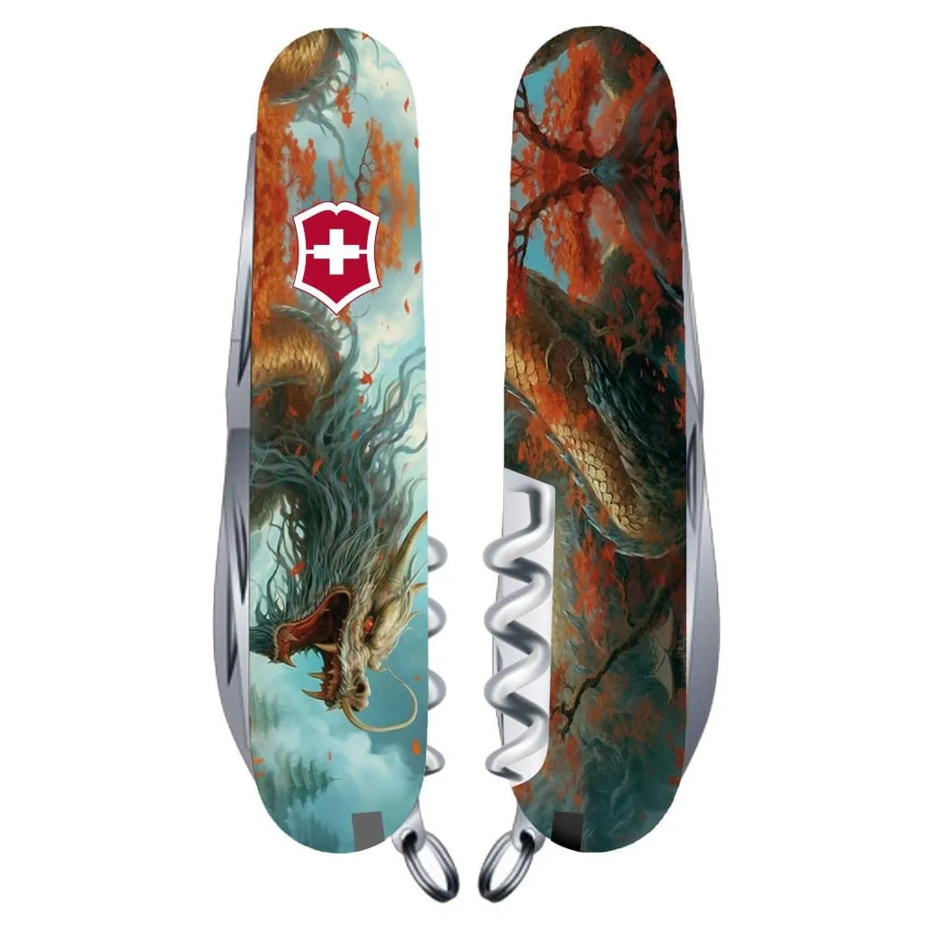  Victorinox Huntsman Zodiac 91 мм Боевой дракон (1.3713.7_Z3230p)