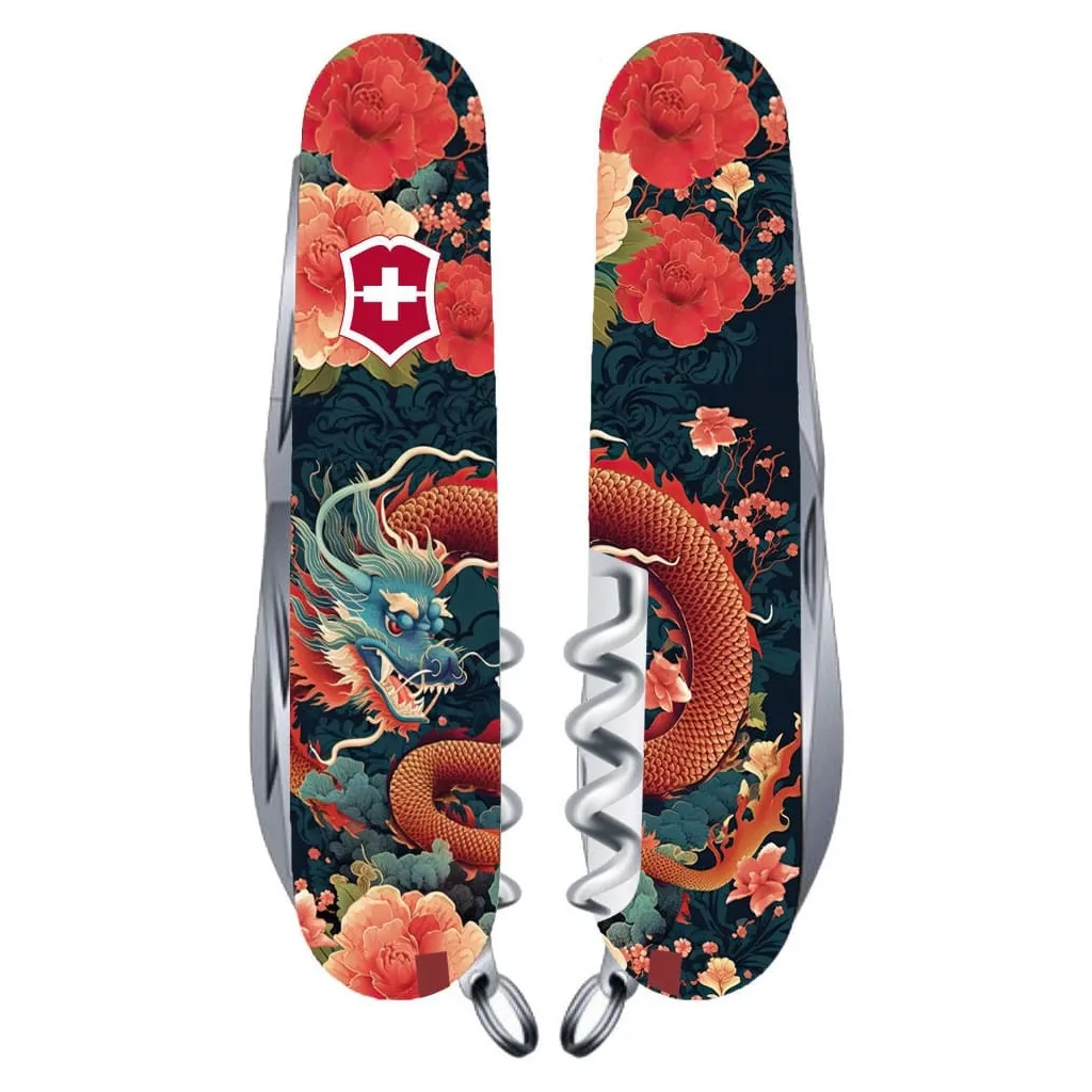  Victorinox Huntsman Zodiac 91 мм Китайский дракон (1.3713_Z3200p)