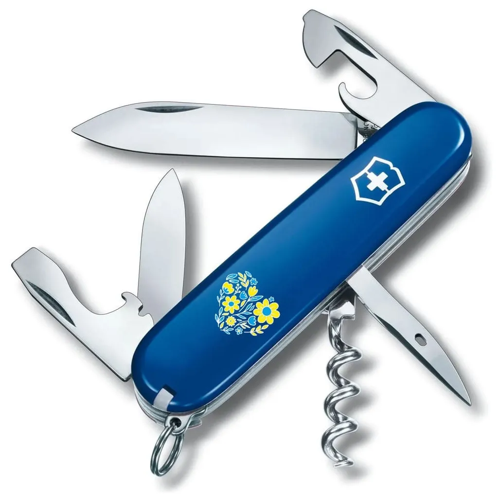  Victorinox Spartan Ukraine 91 мм Цветочное сердце (1.3603.2_T1246u)