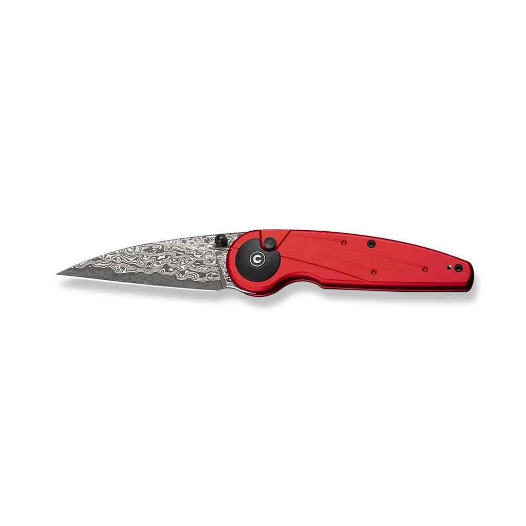  Civivi Starflare Damascus Red Aluminum (C23052-DS1)