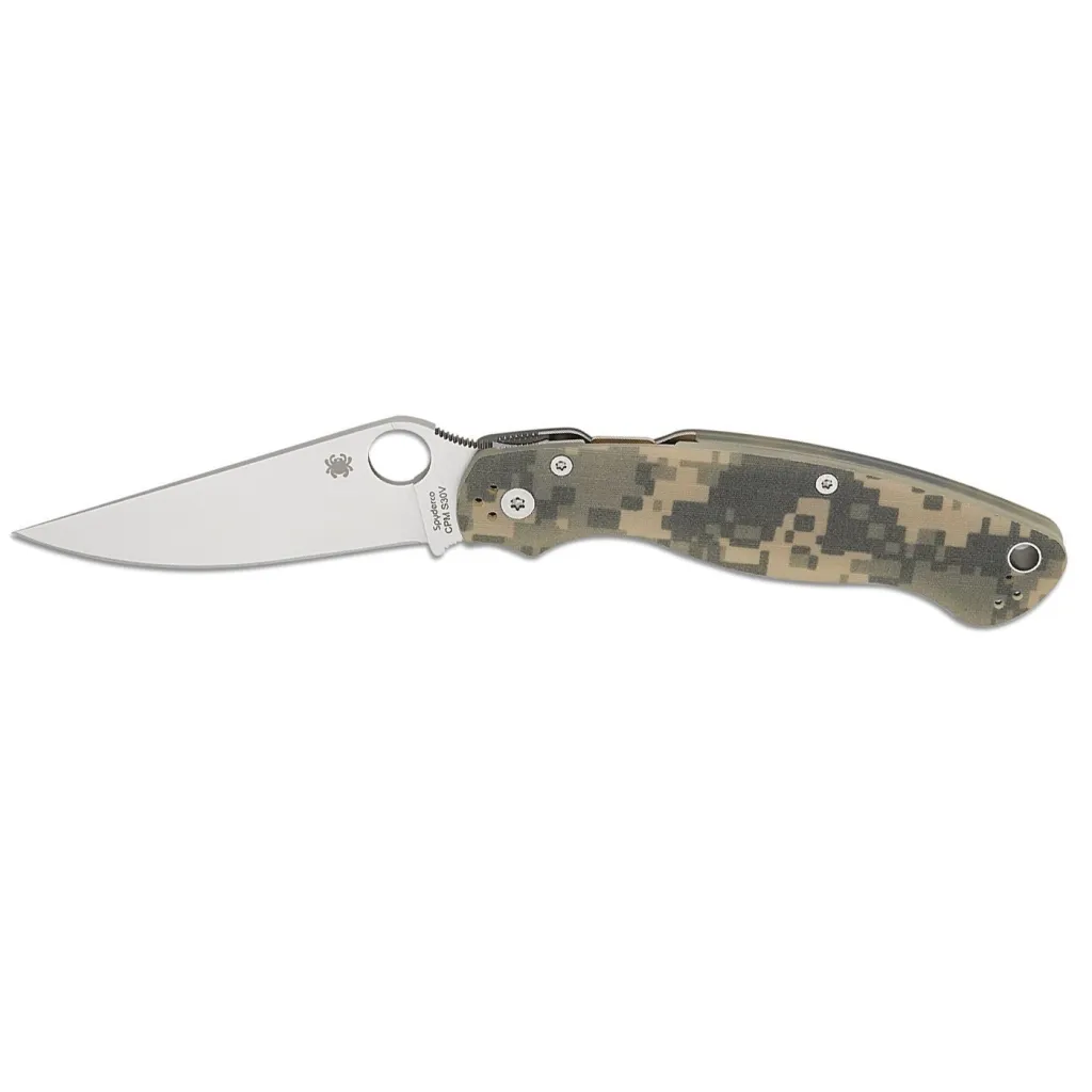  Spyderco Military 2 Satin S30V Camo G10 (C36GPCMO2)