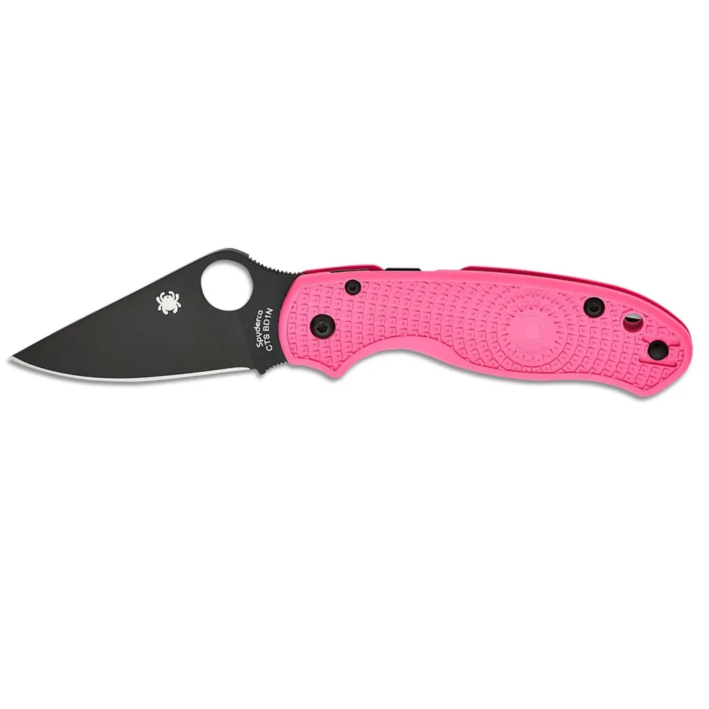  Spyderco Para 3 DLC BD1N Pink FRN (C223PPNBK)