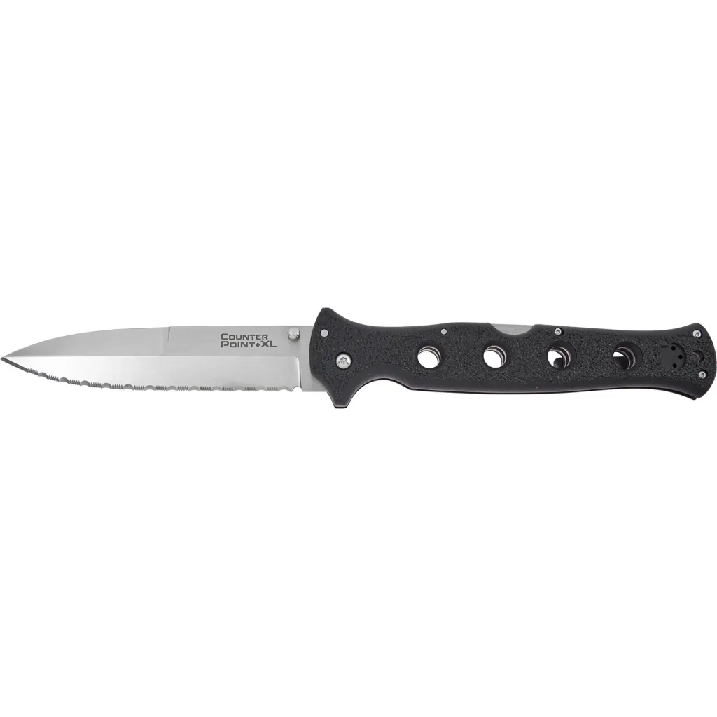  Cold Steel Counter Point XL Serrated Black (CS-10AAS)